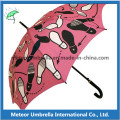 Модный полиграфический Staight Automatic Open Women Women Umbrella